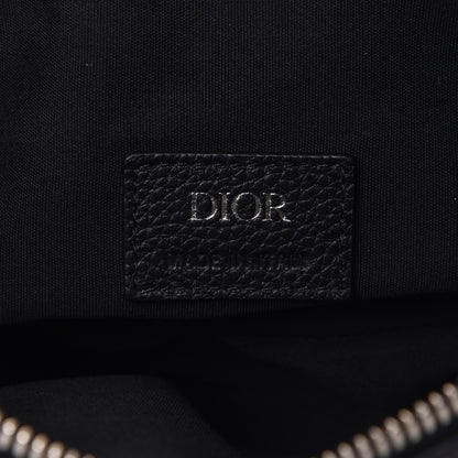 Christian Dior Calfskin Mens Saddle Bag Black 5 of 5