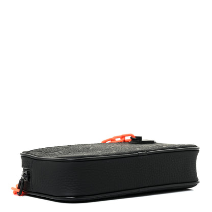 Louis Vuitton Taurillon Monogram Uniformes Solar Ray Soft Pochette Volga Belt Bag Black 4 of 10