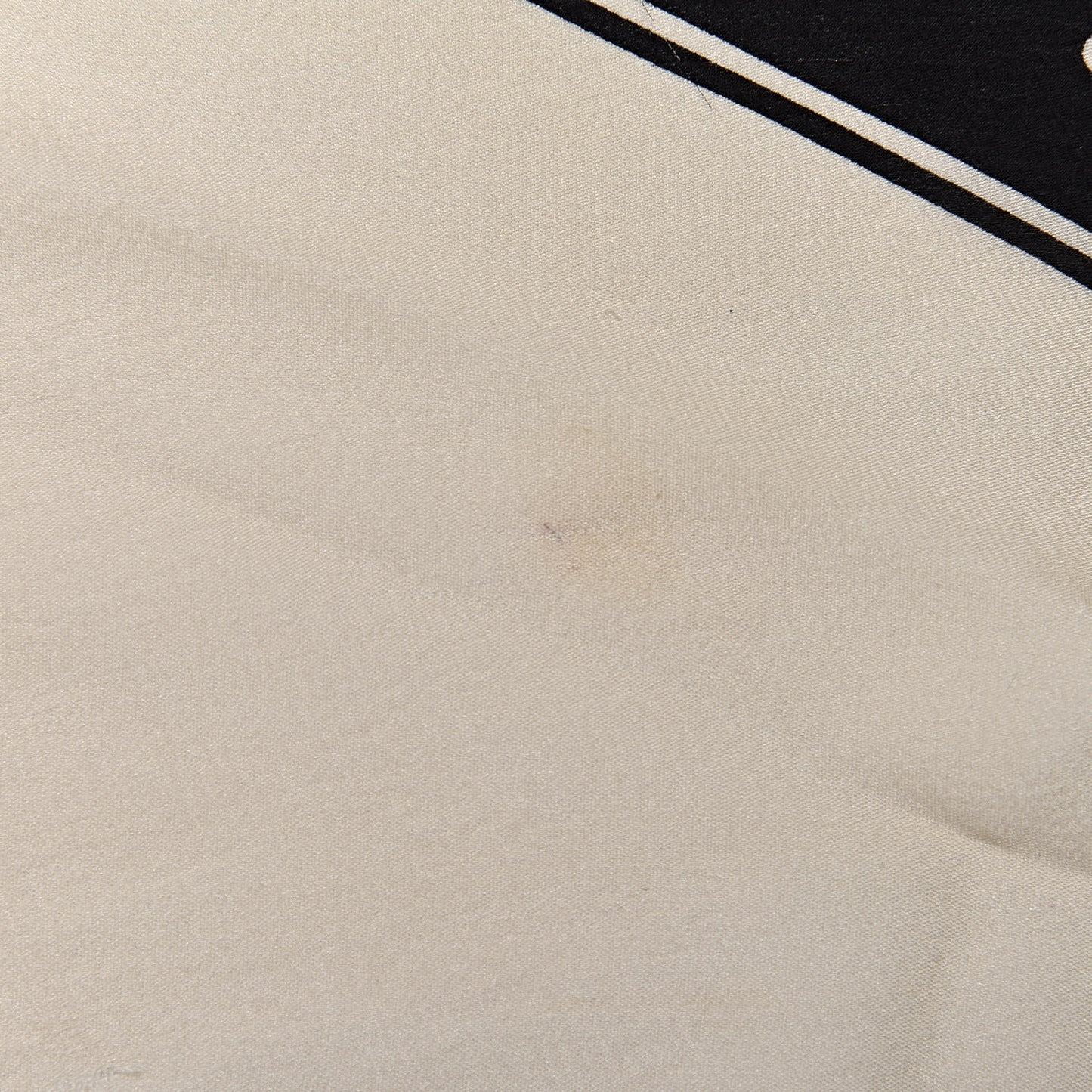 Silk Clover Scarf Black Ivory