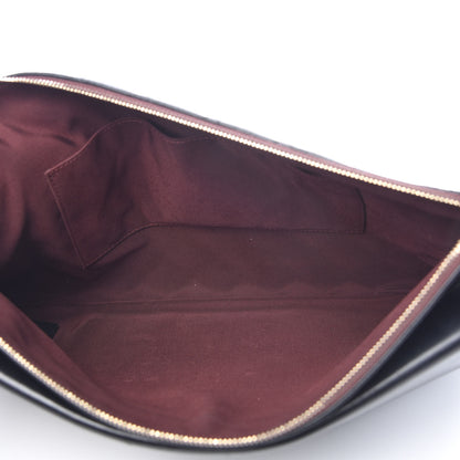 Chanel Lambskin Quilted Large Flap Cosmetic Case Black 7 of 13