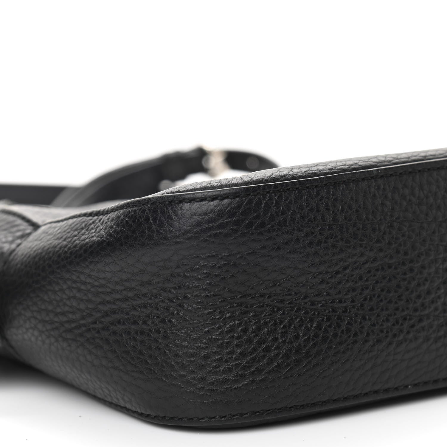 Gucci Pebbled Calfskin Studded Small Soho Disco Bag Black 5 of 14