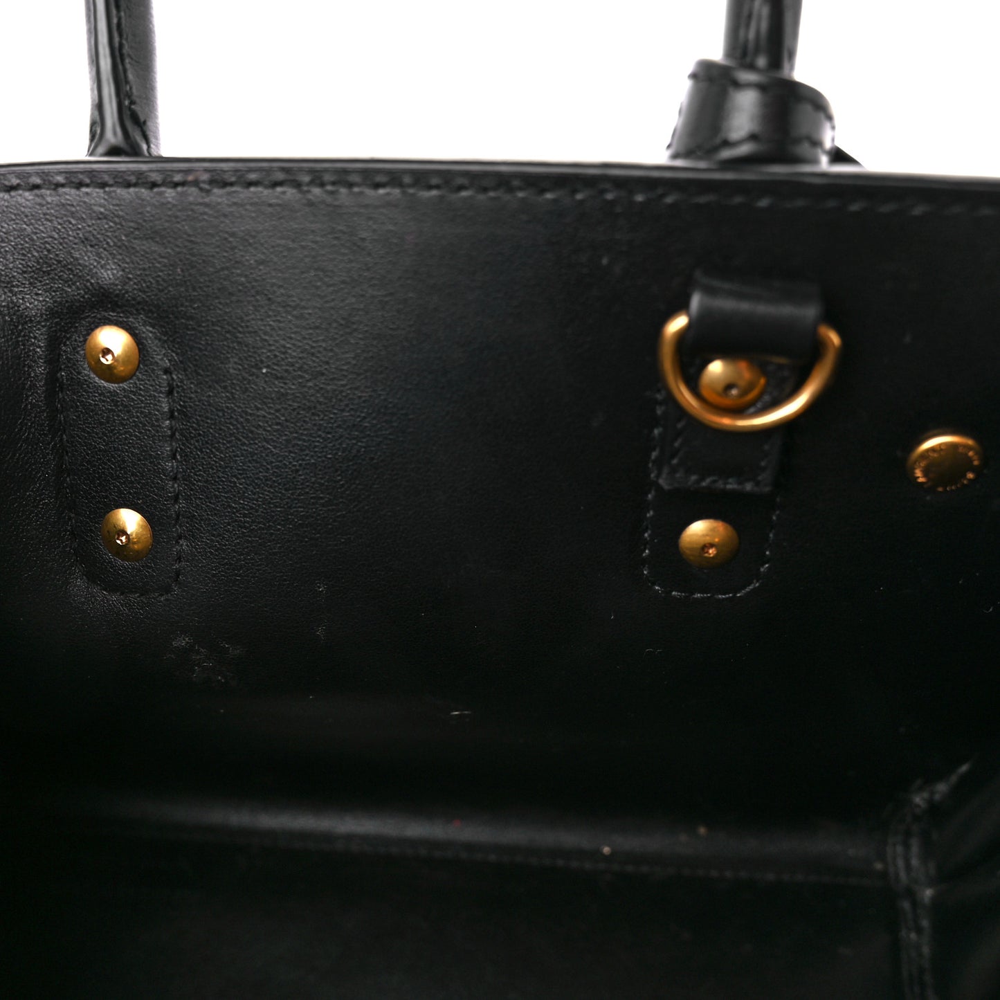 Calfskin Nano Sac De Jour Black