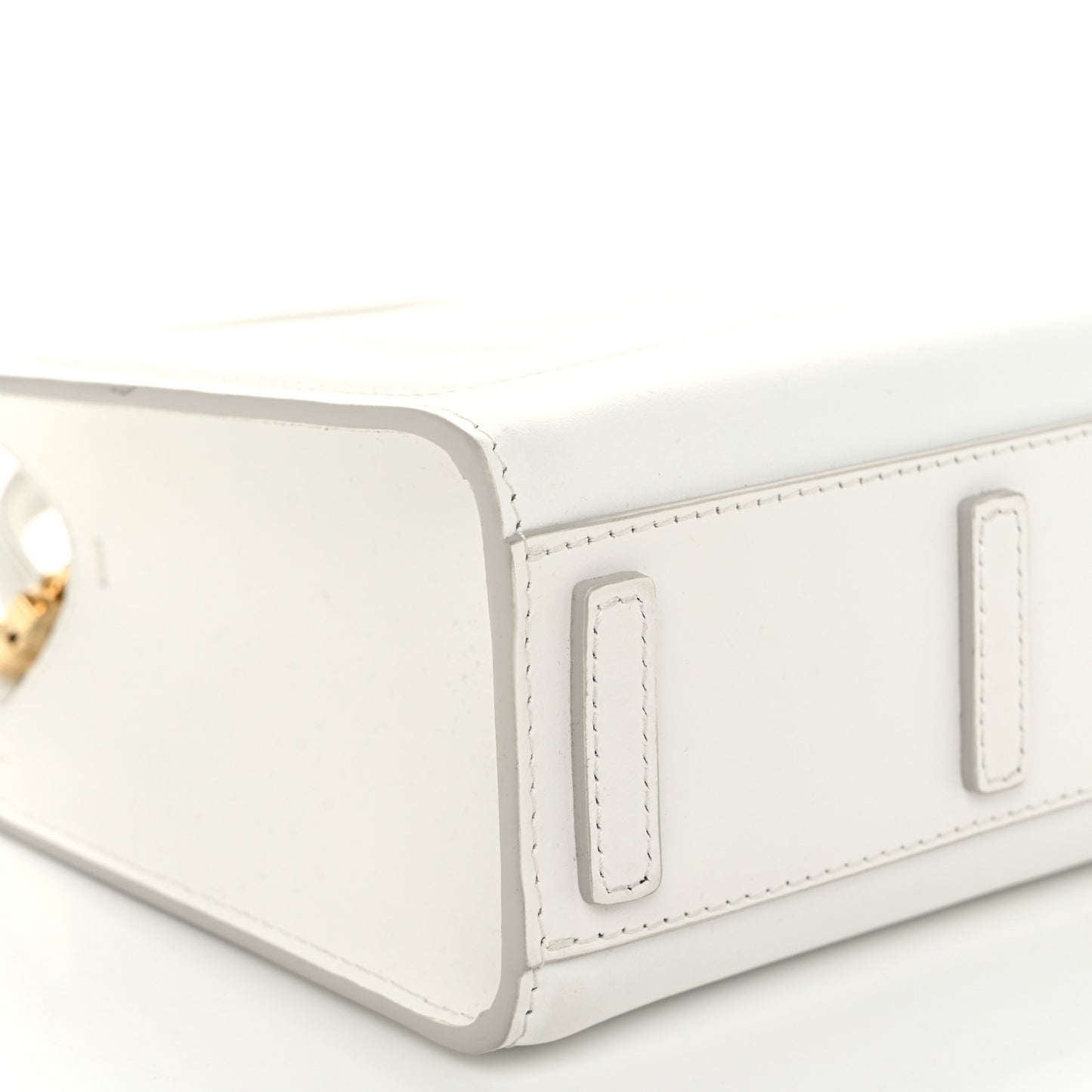 Calfskin Small DG Daily Shopper Tote White