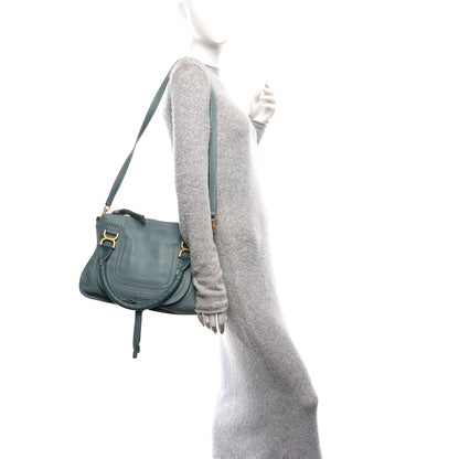 Chloe Calfskin Medium Marcie Satchel Cloudy Blue 4 of 30
