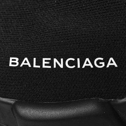 Balenciaga Laminated Knit Womens Speed Sneakers 41 Black 6 of 6