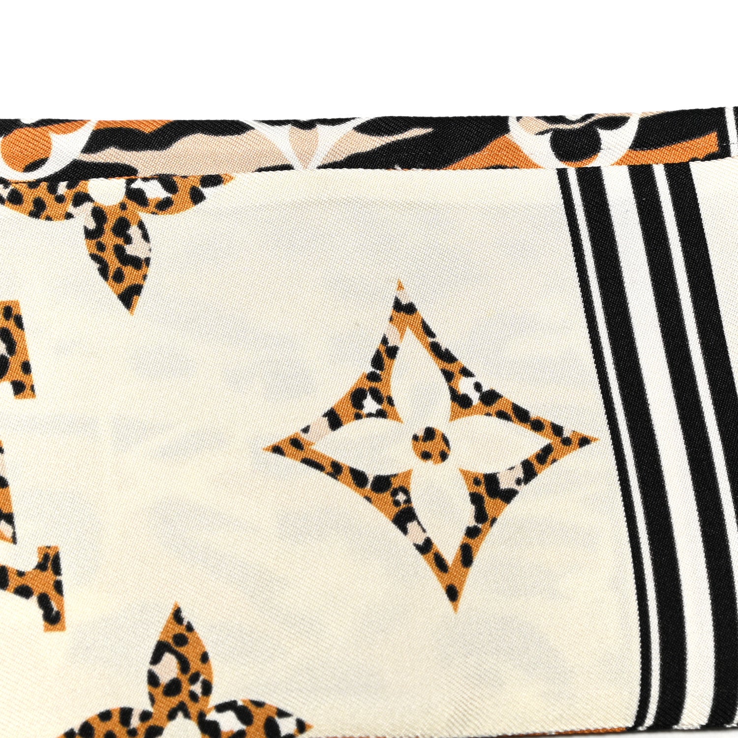 Louis Vuitton Silk Monogram Giant Jungle Bandeau Ivory 3 of 3