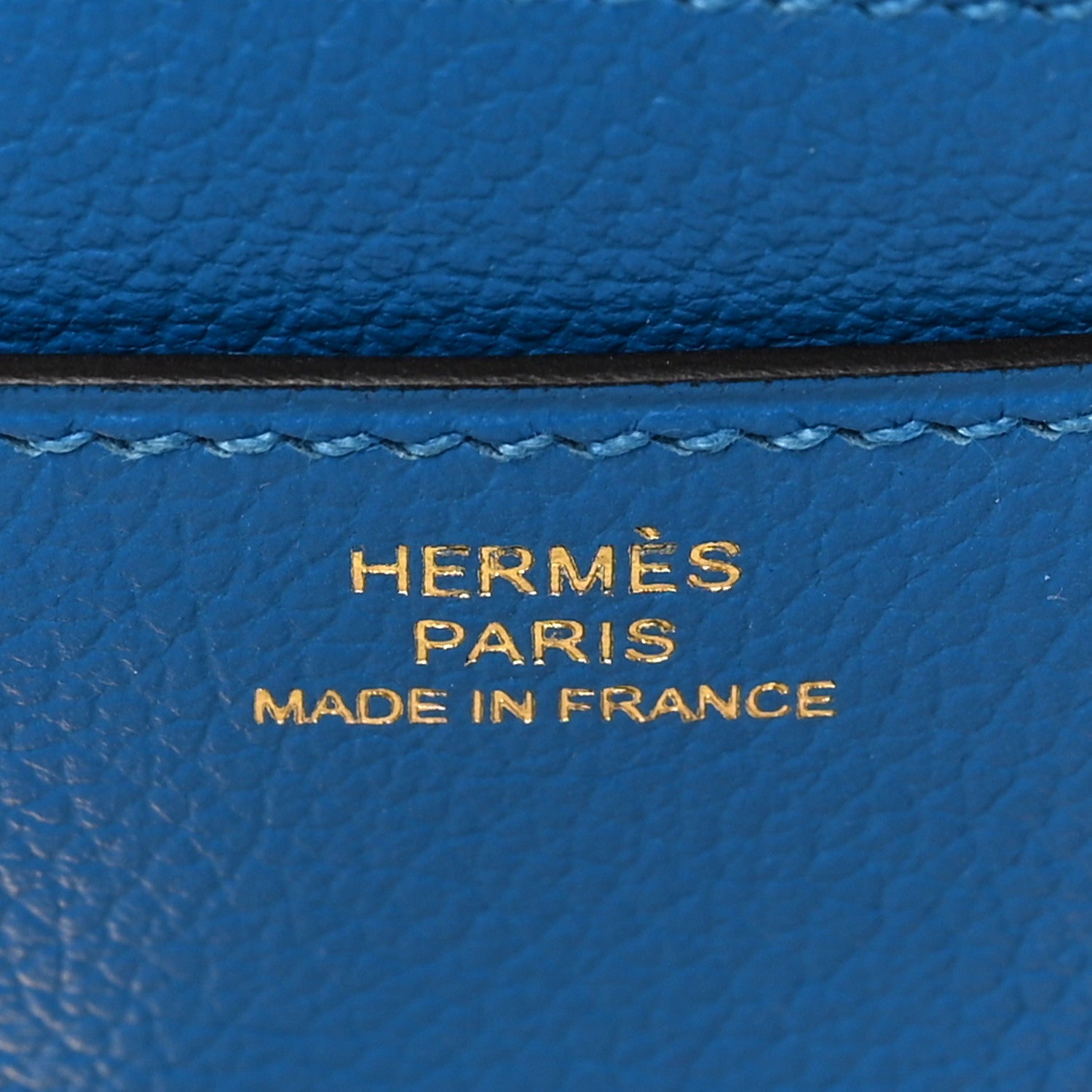 Hermes Evercolor Constance Long Wallet Bleu Zellige 6 of 7