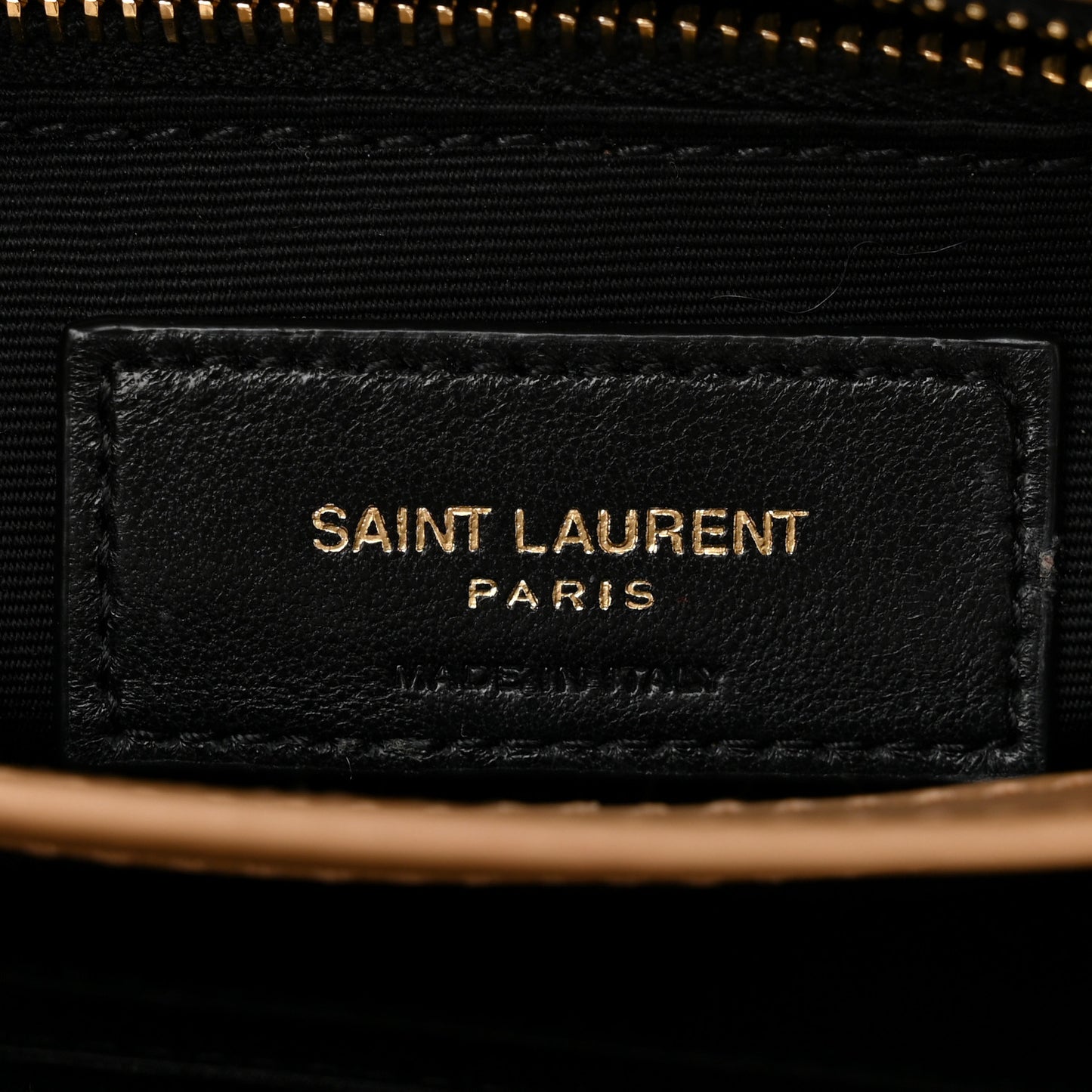 Calfskin Y Quilted Monogram Toy Loulou Crossbody Bag Latte
