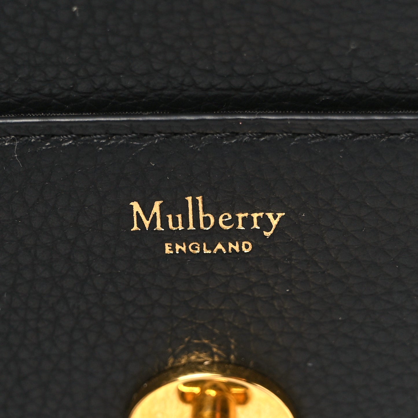 Small Classic Grain Calfskin Small Darley Black