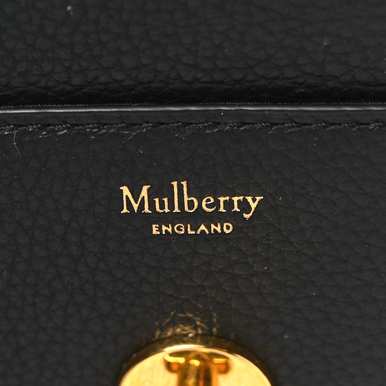 Mulberry Small Classic Grain Calfskin Small Darley Black 6 of 8