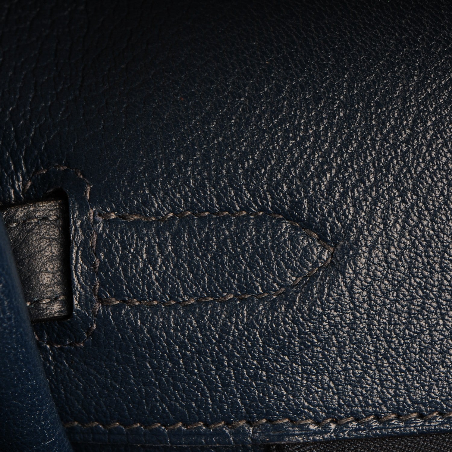 Hermes Taurillon Clemence Birkin 35 Bleu De Prusse 19 of 26