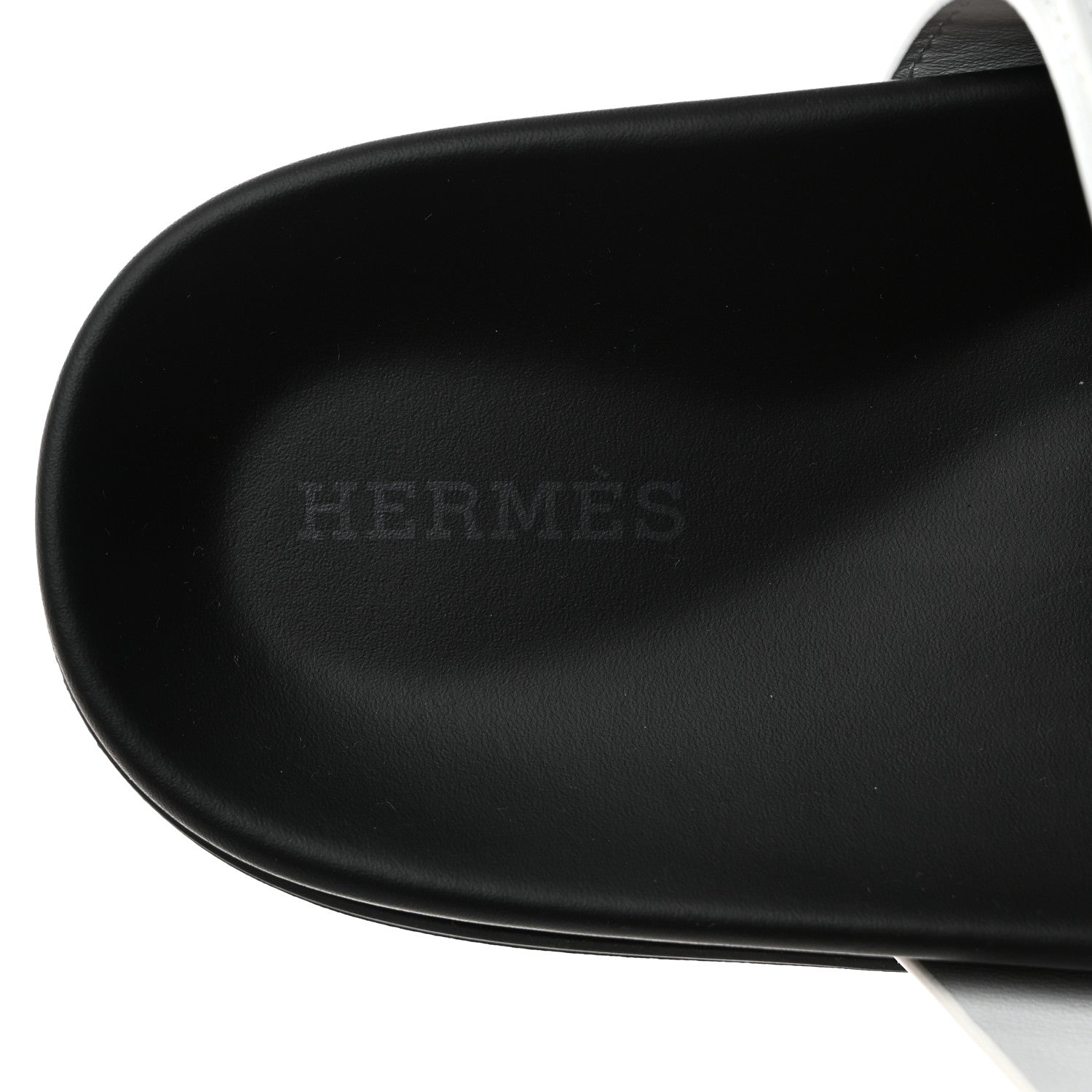 Hermes Calfskin Womens Chypre Sandals 38 White 6 of 9