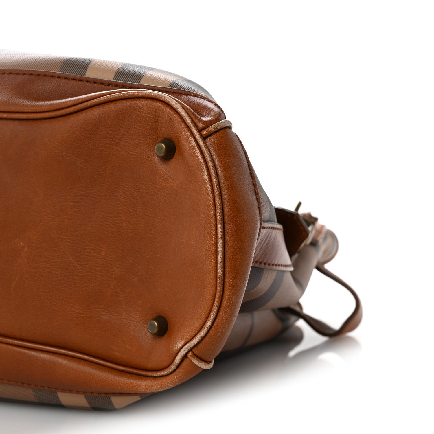Burberry Smoked Check Medium Walden Belted Hobo Brown 11 of 17