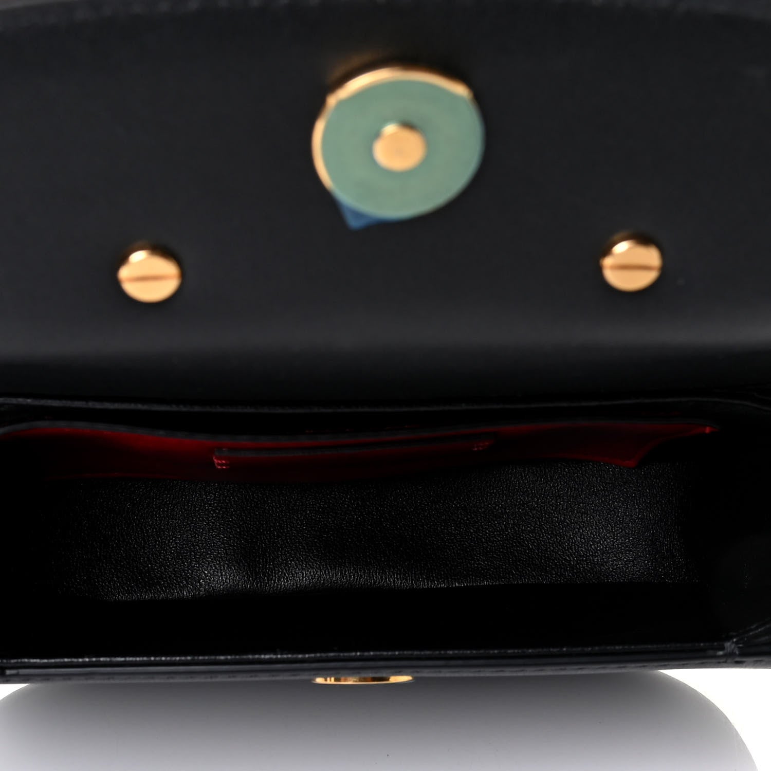 Valentino Garavani Calfskin Small Supervee Crossbody Bag Black 4 of 5