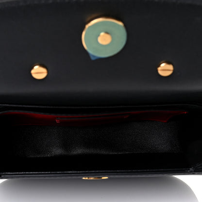 Valentino Garavani Calfskin Small Supervee Crossbody Bag Black 4 of 5