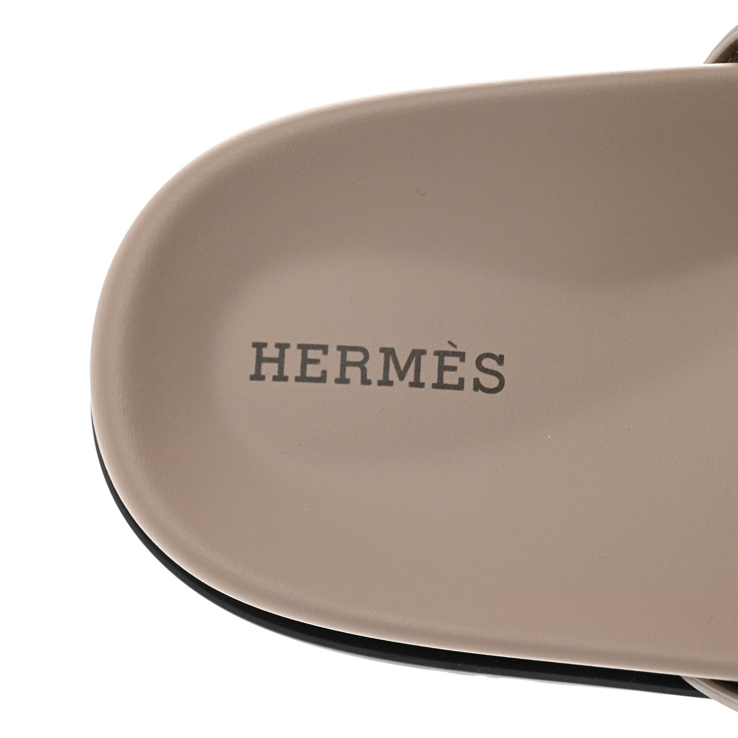 Hermes Calfskin Womens Chypre Sandals 40.5 Beige Mastic 7 of 9