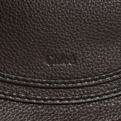 Chloe Calfskin Medium Marcie Round Crossbody Bag Coffee Shot 10 of 10