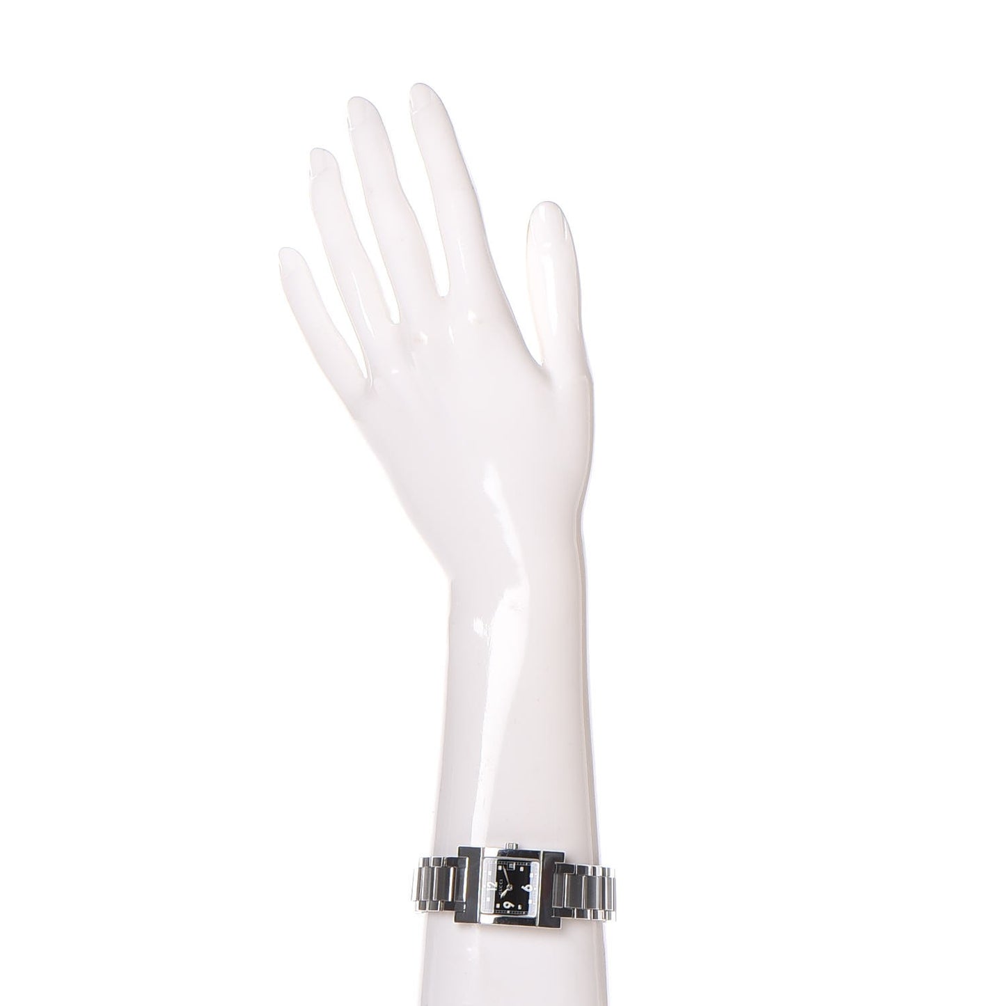 Stainless Steel 24mm 7700L Quartz Watch Black