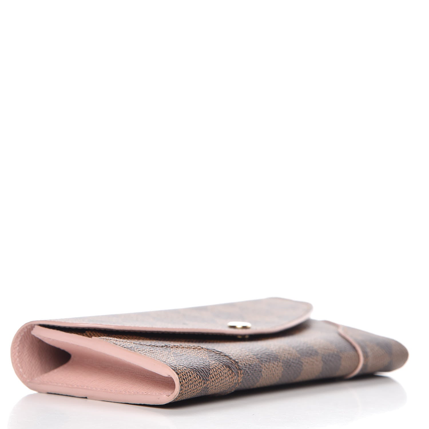 Louis Vuitton Damier Ebene Caissa Wallet Rose Ballerine 4 of 7