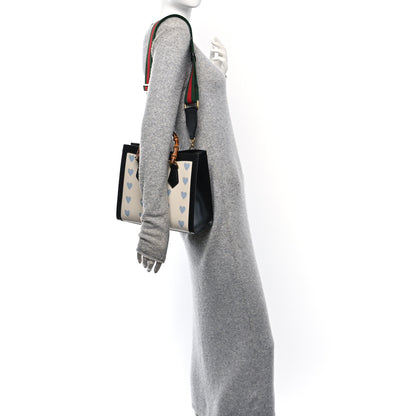Gucci Calfskin Lovelight Small Diana Tote Bag Mystic White Paradise Cloude Multicolor 2 of 9
