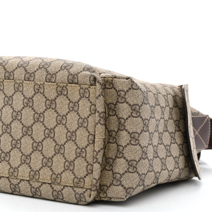 Gucci GG Plus Monogram Messenger Diaper Bag Dark Brown 10 of 12