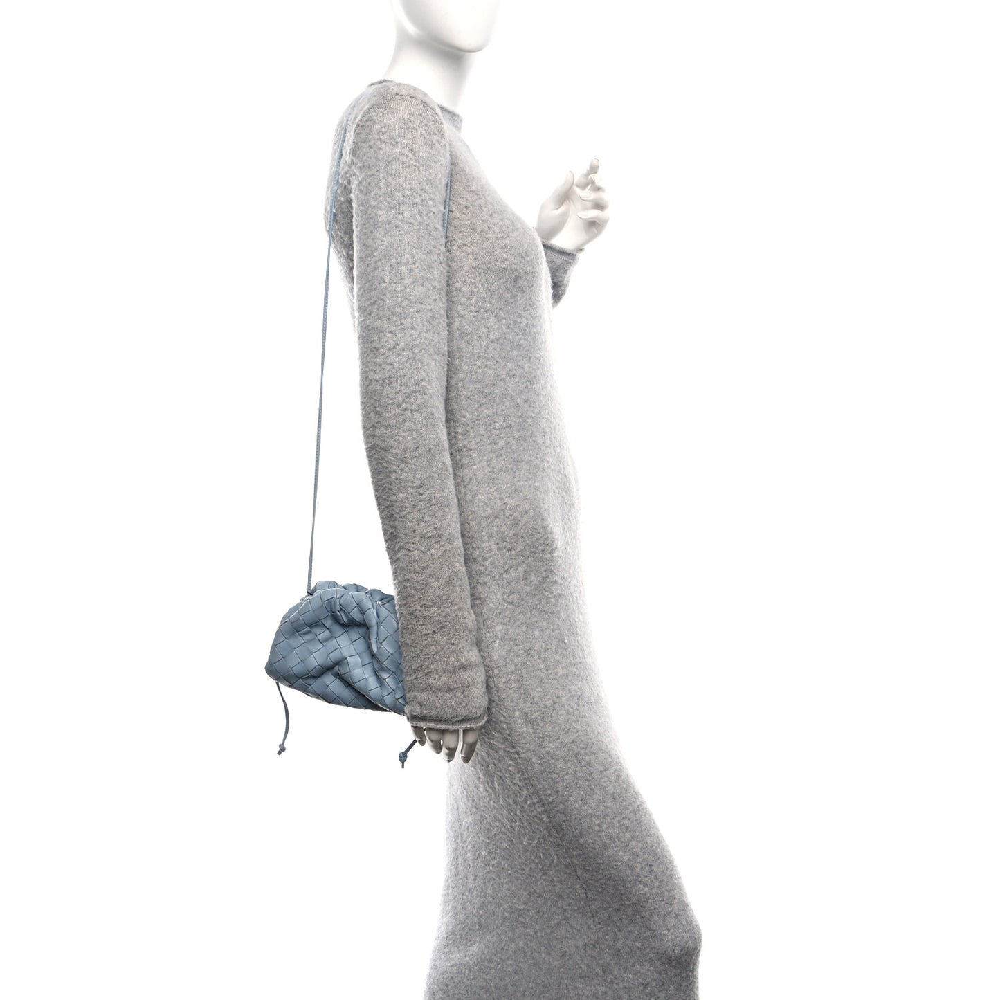Nappa Intrecciato The Mini Pouch Ice
