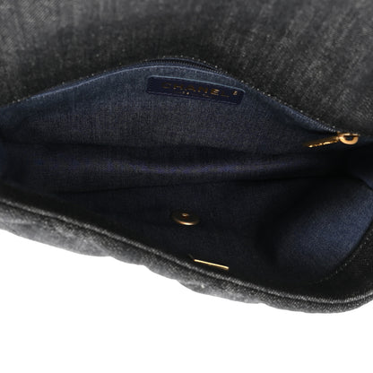 Chanel Denim Quilted Medium Funky Town Flap Black 5 of 11