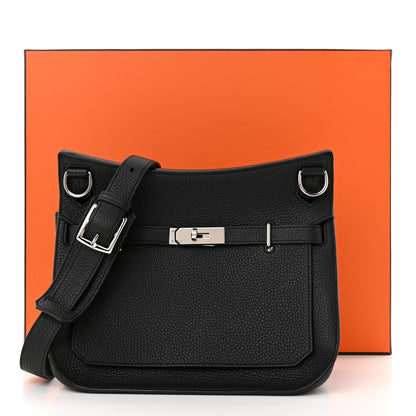 Hermes Taurillon Clemence Jypsiere 28 Black 11 of 11