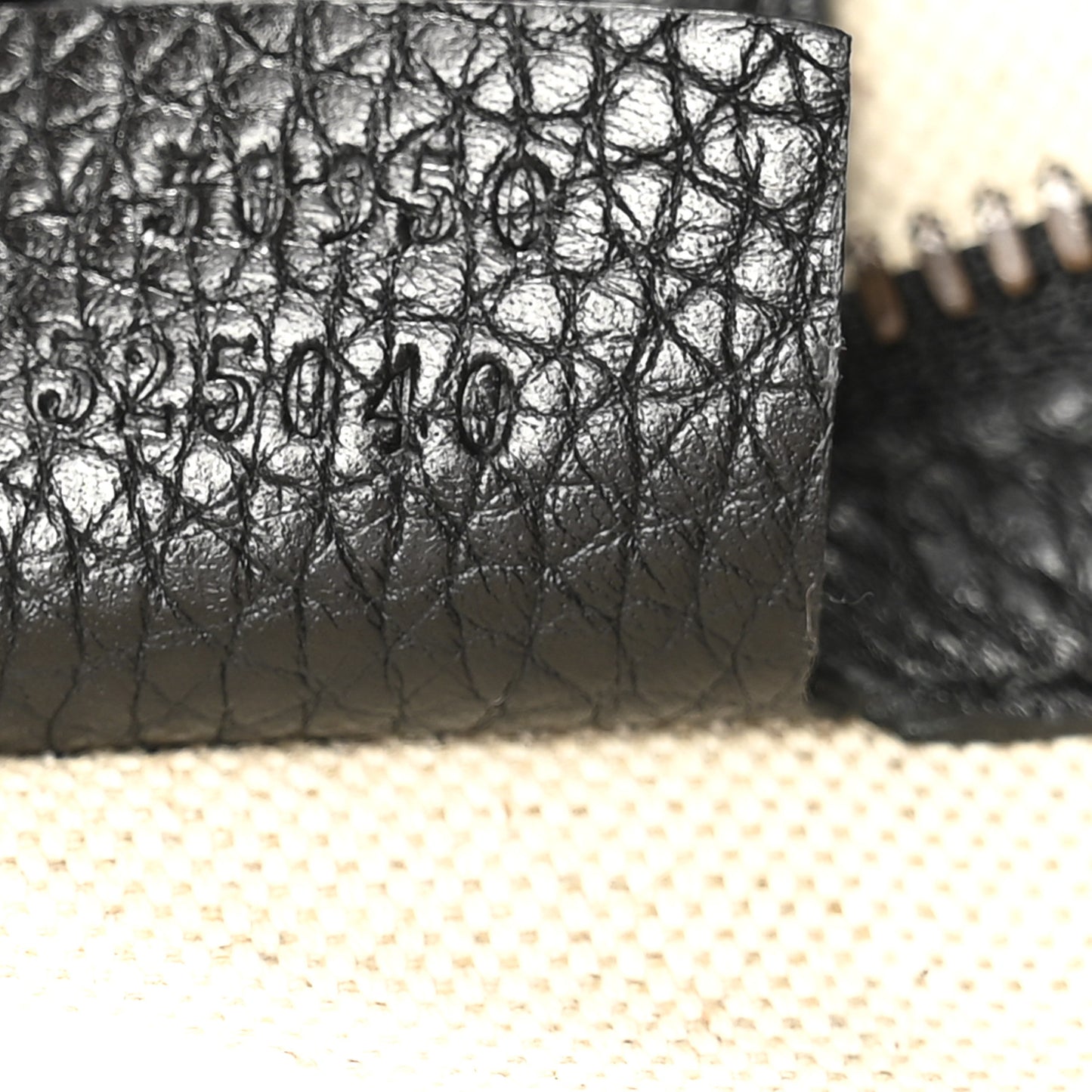 Calfskin Kingsnake Print Vertical Tote Black