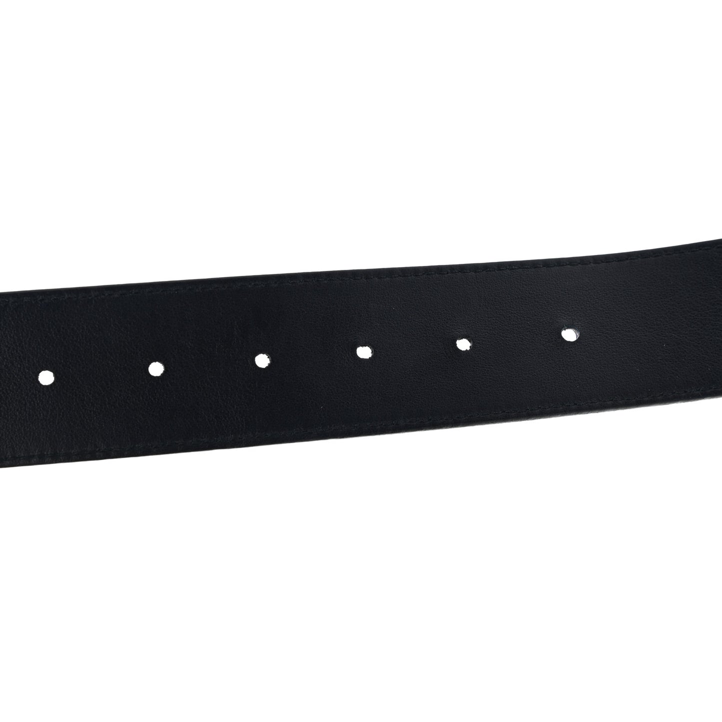 Moon Calfskin Nickel Double G 40mm Belt 95 38 Blue