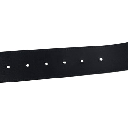 Gucci Moon Calfskin Nickel Double G 40mm Belt 95 38 Blue 4 of 5