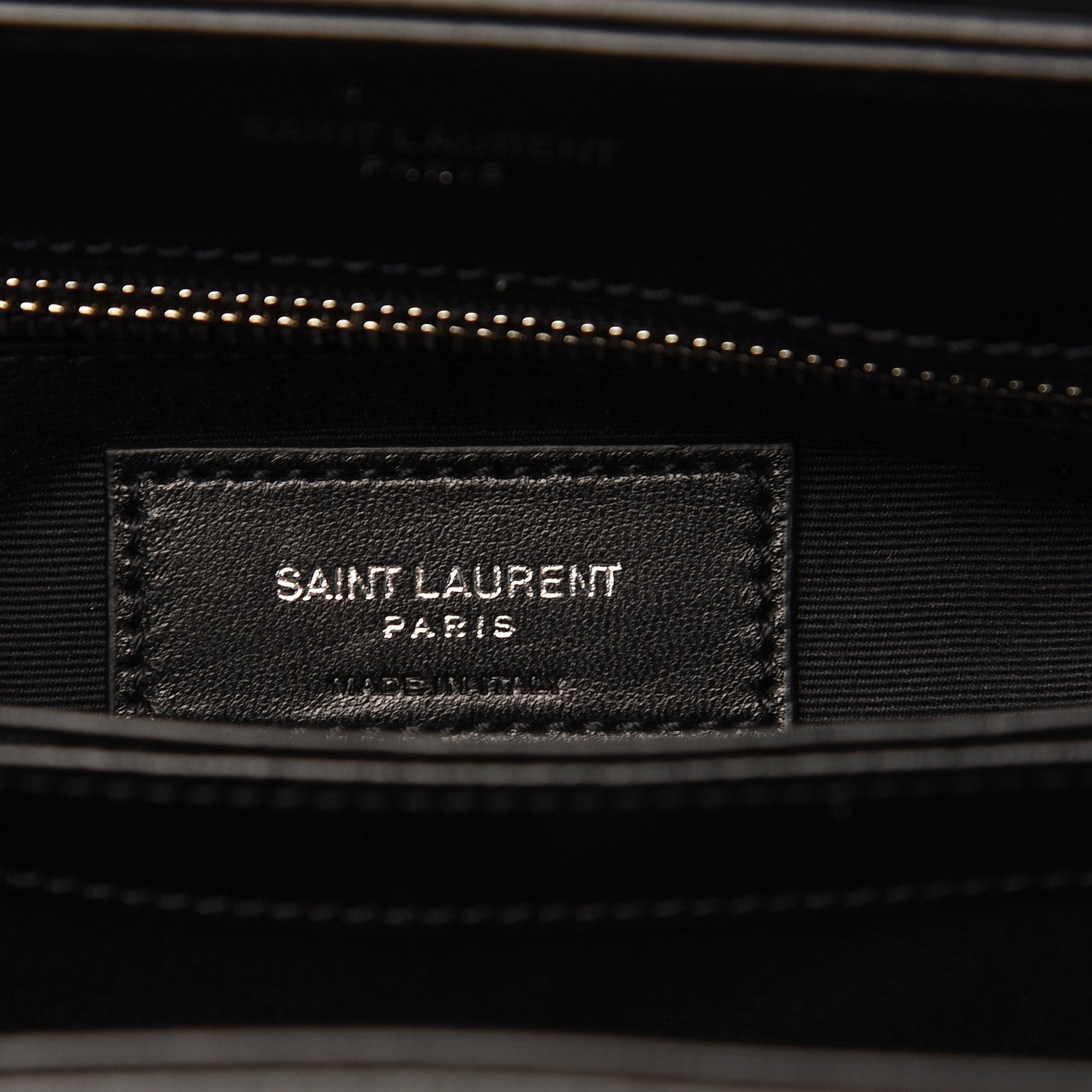 Saint Laurent Calfskin Y Quilted Monogram Toy Loulou Crossbody Bag Black 5 of 10