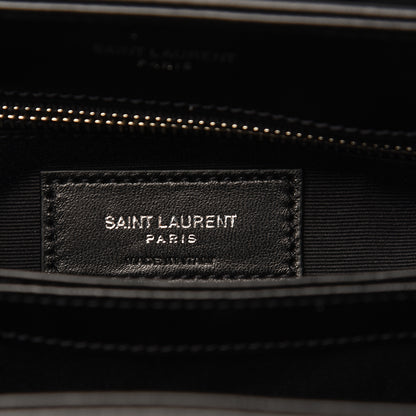 Saint Laurent Calfskin Y Quilted Monogram Toy Loulou Crossbody Bag Black 5 of 10