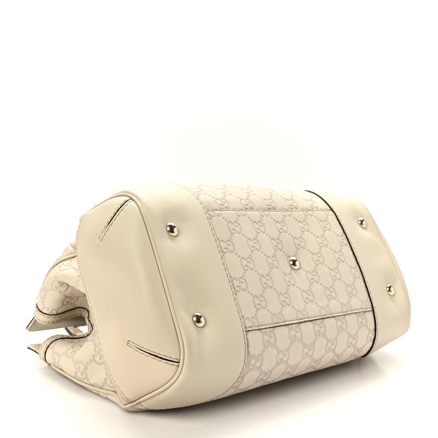 Guccissima Medium Mayfair Tote Off White