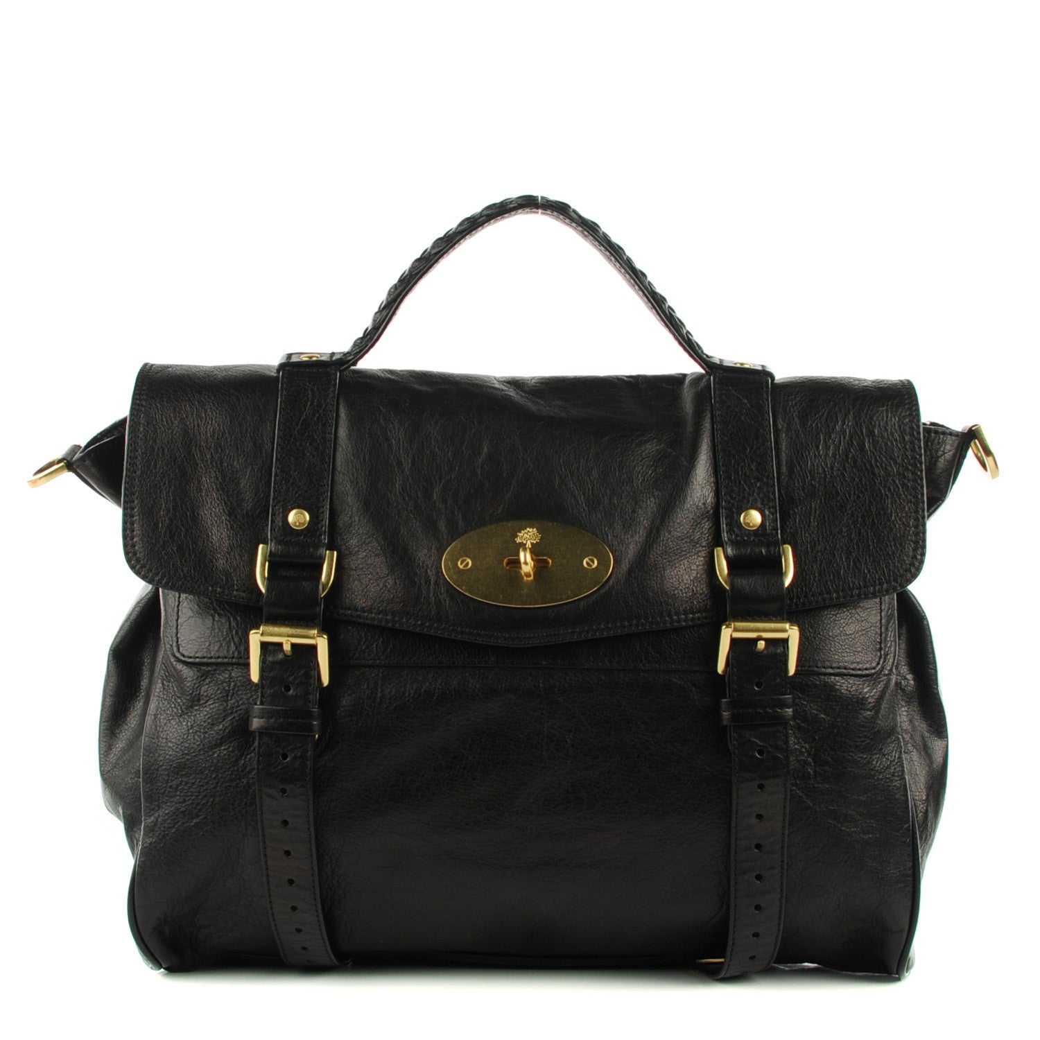 Mulberry Soft Buffalo Oversized Alexa Black 1 of 10
