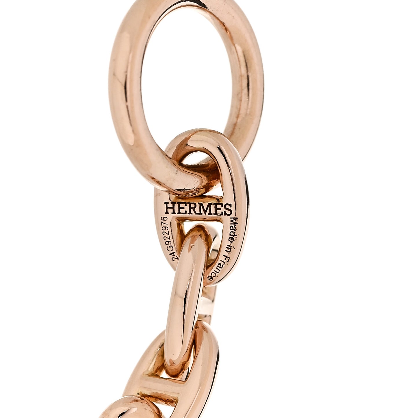 18K Rose Gold TPM Chaine d'Ancre Bracelet