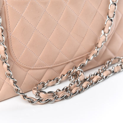 Chanel Lambskin Quilted Medium Double Flap Light Pink 22 of 25