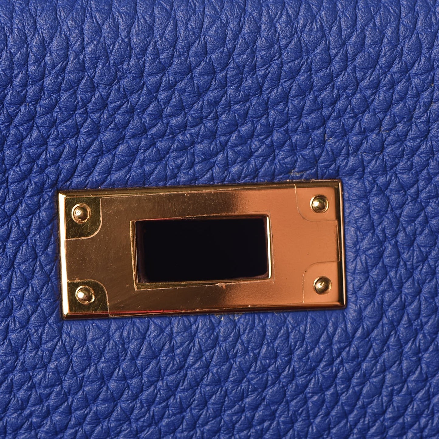 Togo Horseshoe Kelly Retourne 32 Bleu Electrique Rouge H
