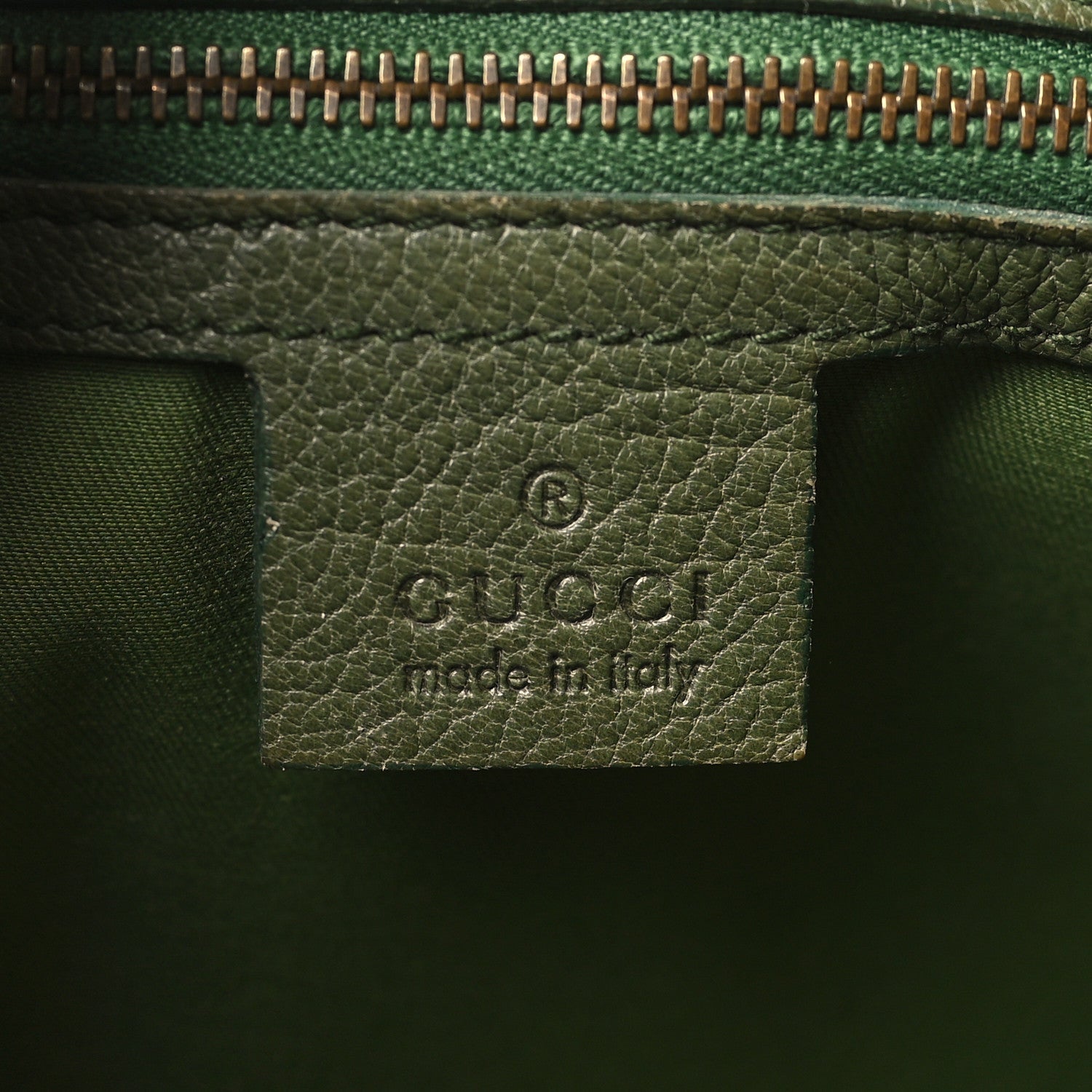 Gucci Leather Small Blondie Hobo Green 6 of 13