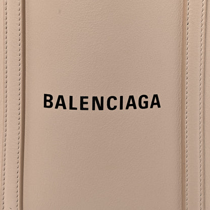 Balenciaga Smooth Calfskin Logo XXS Everyday Tote Light Beige Black 15 of 15