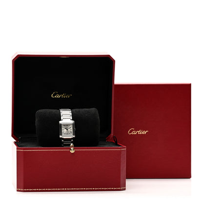 Cartier Stainless Steel 21mm Tank Francaise Quartz Watch Silver 5 of 5