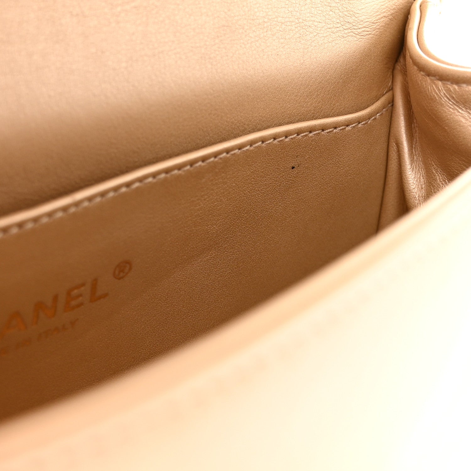 Chanel Snakeskin Calfskin Small Boy Flap Gold 17 of 17
