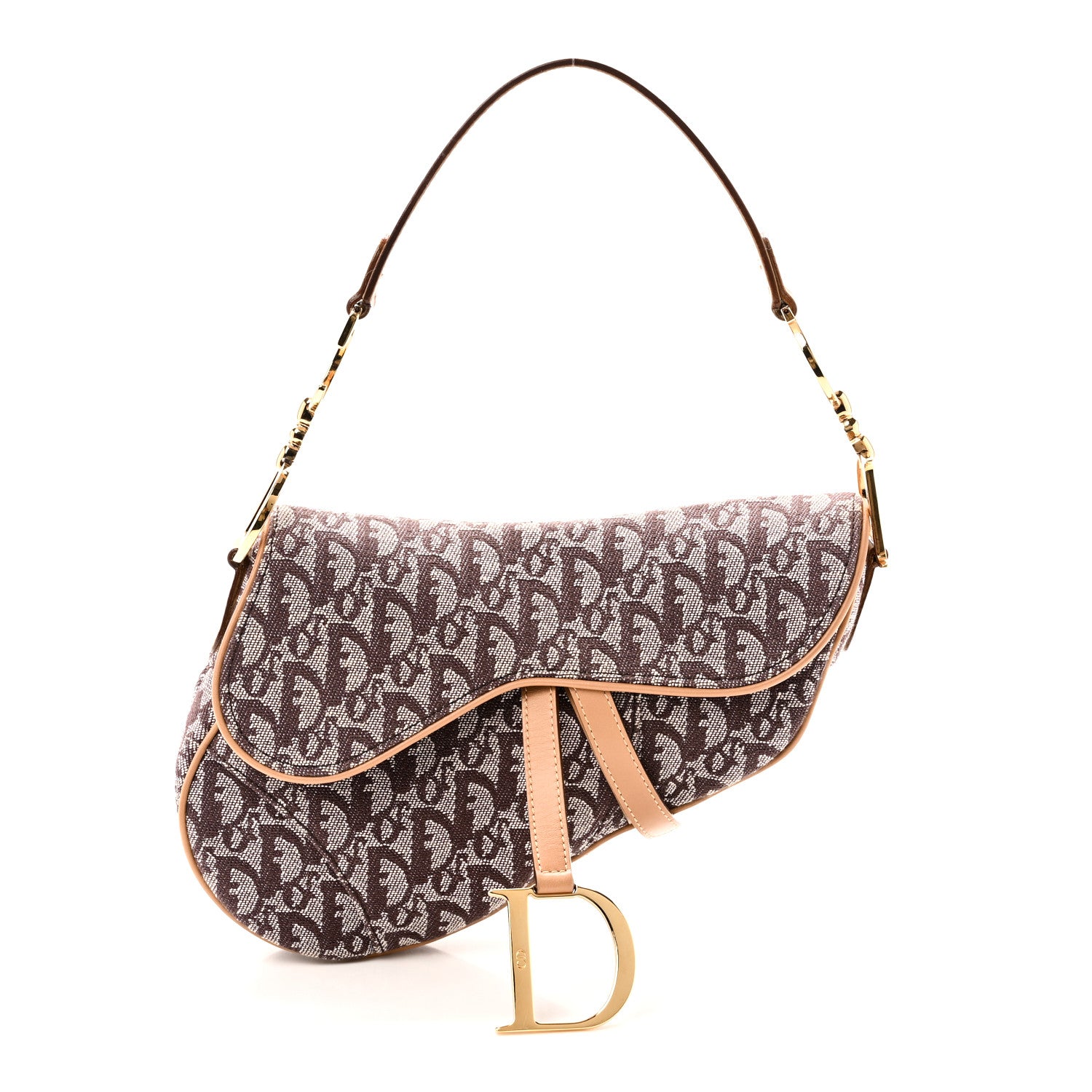 Christian Dior Monogram Saddle Bag Brown 1 of 10