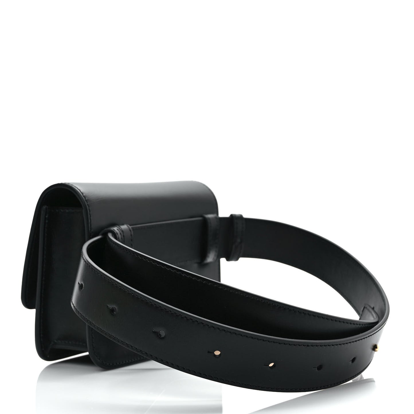 Calfskin TB Bum Bag Black