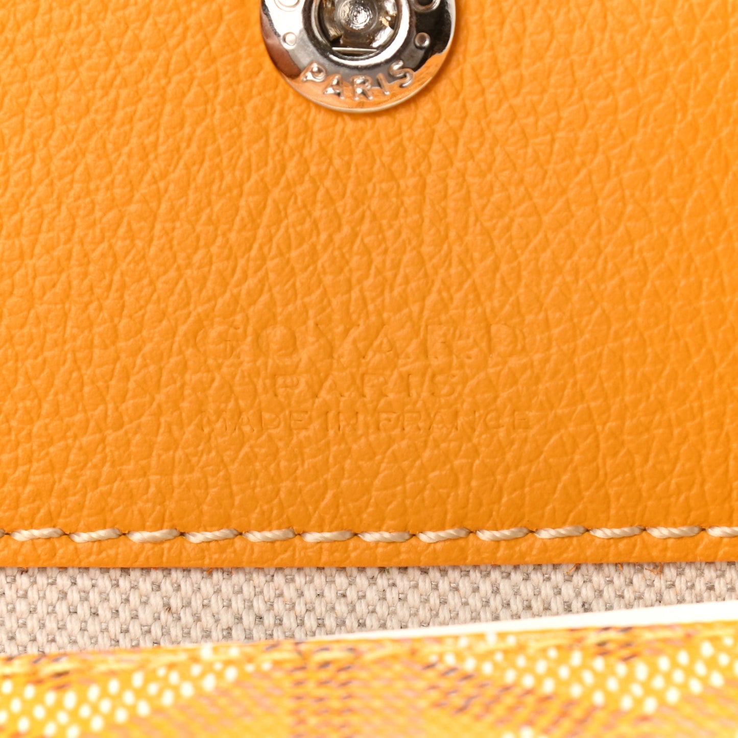 Goyardine Saint Louis PM Yellow