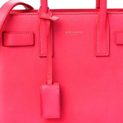 Saint Laurent Calfskin Nano Sac De Jour Lipstick Fuchsia 7 of 10