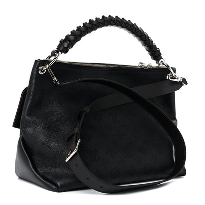 Louis Vuitton Mahina Beaubourg Hobo MM Black 3 of 11