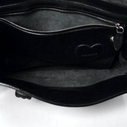 Mulberry Natural Calfskin Large Cara Delevingne Convertible Satchel Black 4 of 4