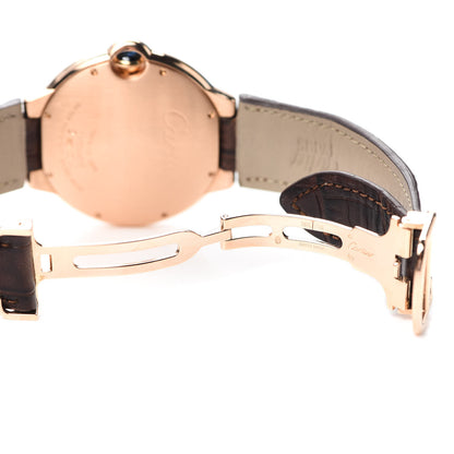Cartier 18K Pink Gold Alligator 40mm Ballon Bleu De Cartier Automatic Watch 5 of 5