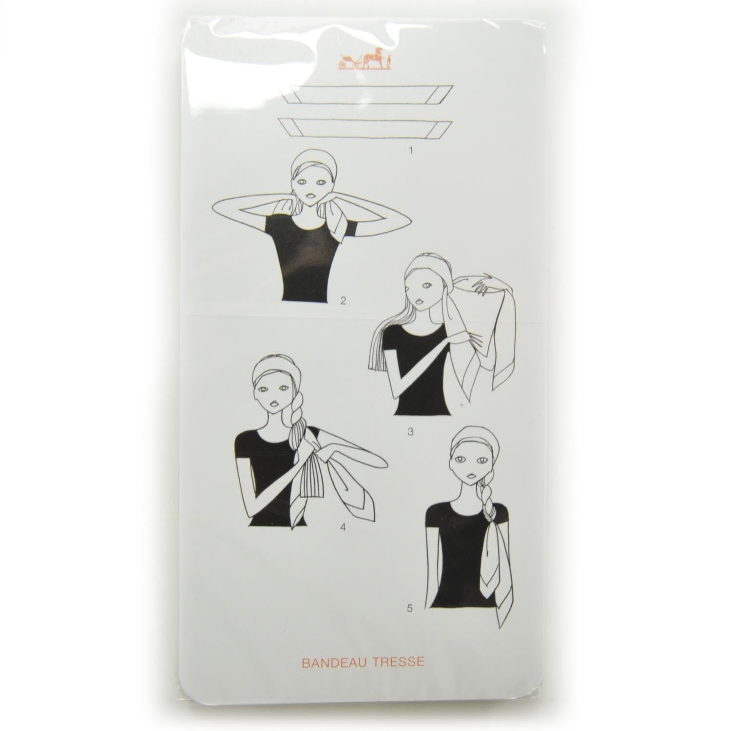 Hermes Knotting Cards Cartes A Nouer Carre Scarf Guide 3 of 4